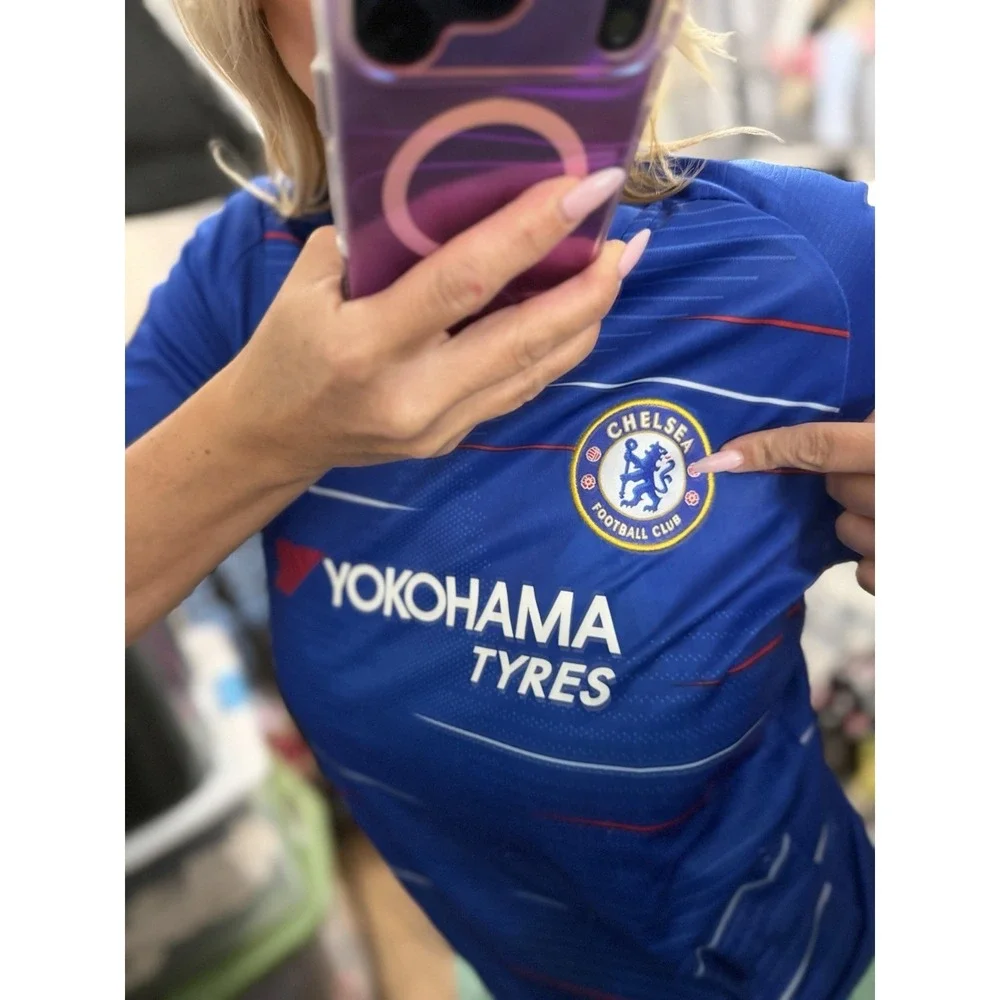 Nike Chelsea 2018-19 Home Jersey‎ Size 30 Blue football shirt Yokohama Tyres